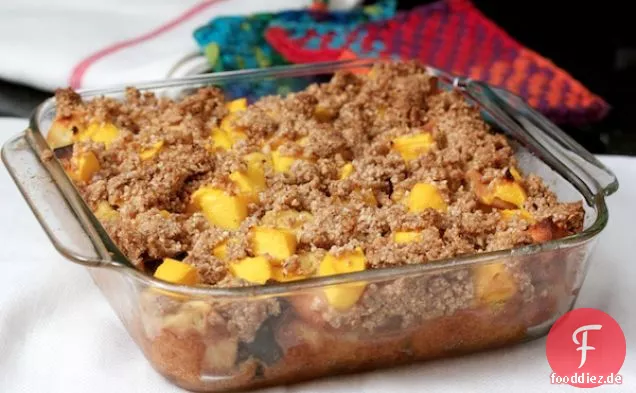 Mango Crumble Frühstück Backen