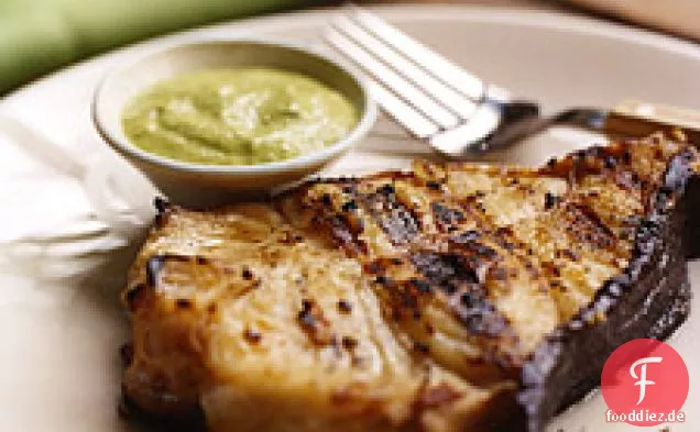 Würziger Mango-Pesto-Sauce