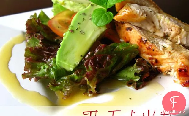 Hühnersalat mit Mango-Dressing