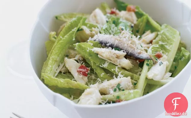 Krabbensalat mit Caesar Vinaigrette