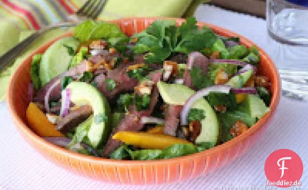 Steak - Mango-Salat