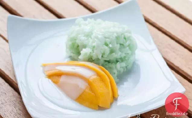 Thai Grüner Klebreis mit Mango