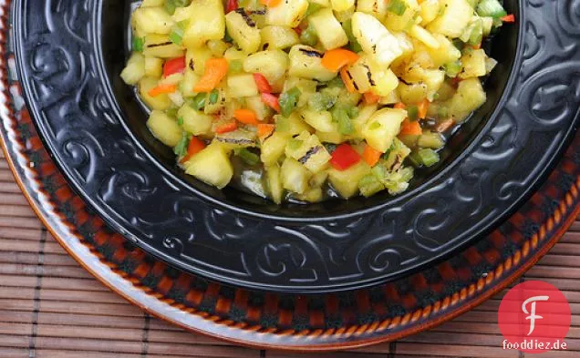 Gegrillte Ananas-Mango-Salsa