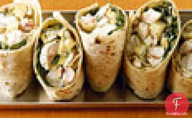 Mango Und Garnelen Wraps