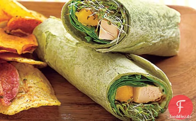 Hähnchen-Mango-Wraps