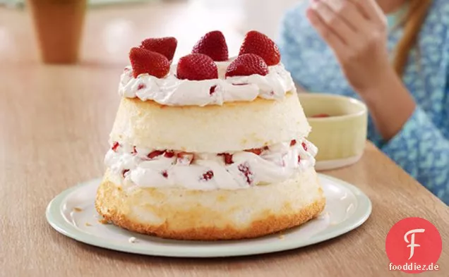 Erdbeere Engel Essen Kuchen