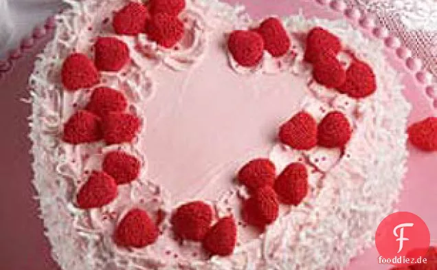 Kokosnuss-Herz-Traum-Kuchen