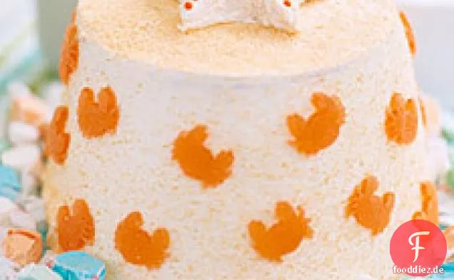 Sand Bucket Angel Food Cake