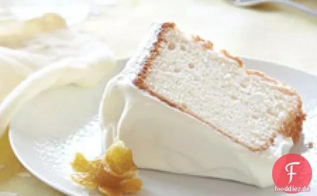 Lemony Angel Food Kuchen
