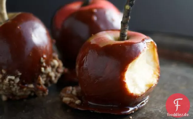 Spooky Honey Caramel Apples for Halloween