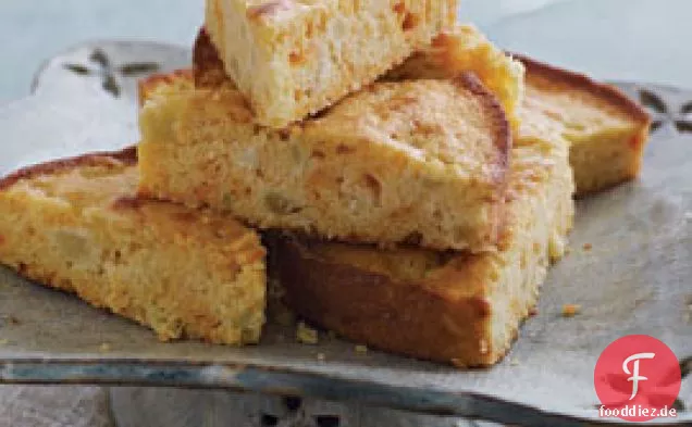 Apfel - Cheddar-Kuchen