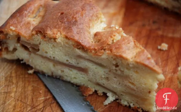Ricotta-Apfelkuchen Mit Apfelwein-Ahorn-Glasur