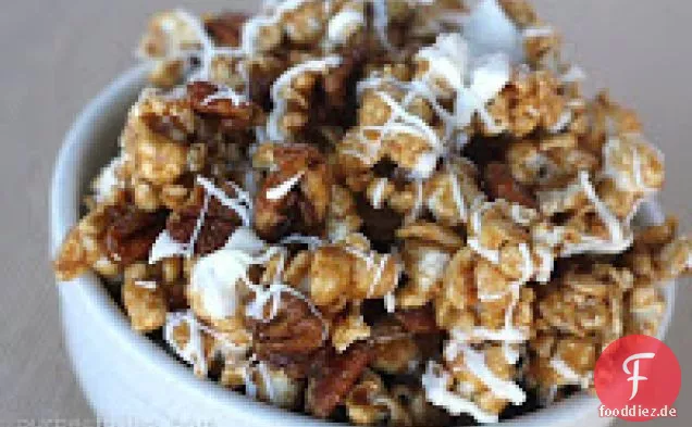 Zimt-Karamell-Mais Mit Pekannüssen und Weißer Schokolade {aka Cinna