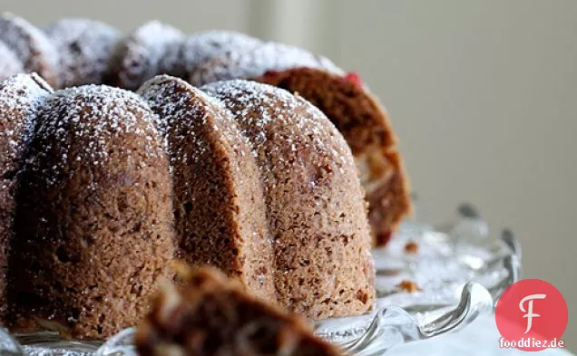 Allzweck Urlaub Kuchen oder Apfel Cranberry Bourbon Kuchen