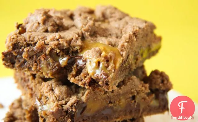 Schokolade Karamell Brownies