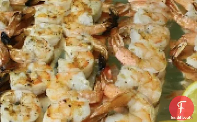 Gegrillte Garnelen