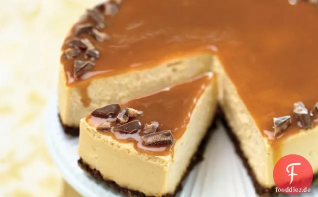Toffee Crunch Caramel Cheesecake