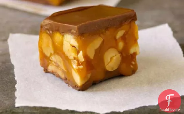 Chocolate Caramel Peanut Bars Recipe