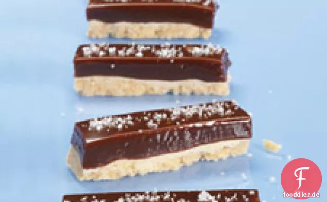 Schokoladen-Karamell-Keksriegel