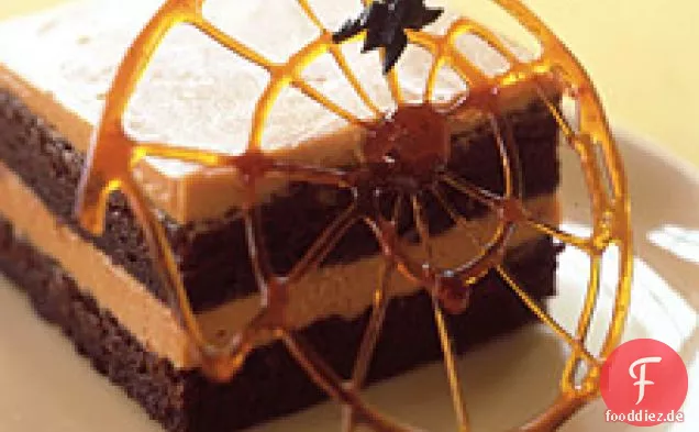 Schokolade Karamell Schicht Kuchen