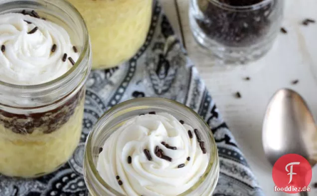 Einzelne Boston Cream Pies {in einem Glas}