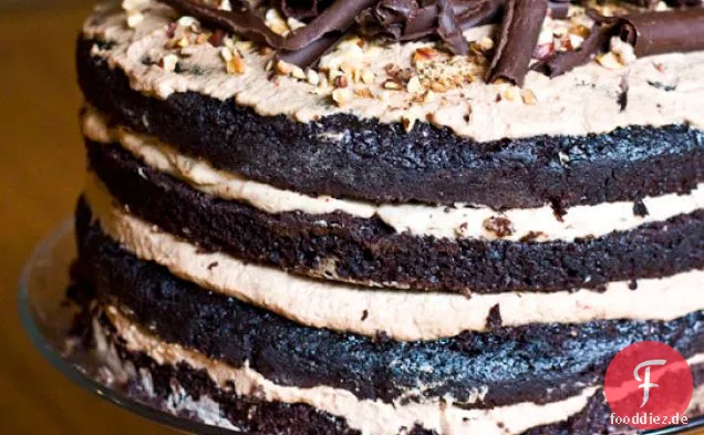 Chocolate Cake With Hazelnut Mousse