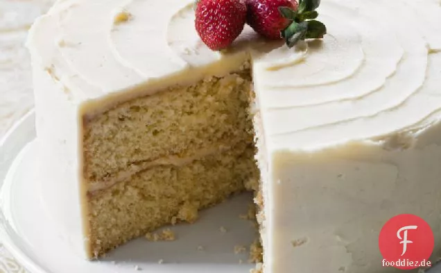 Yellow Layer Cake with Vanilla Frosting