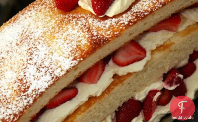 Emergency Strawberry Shortcake Birthday Cake
