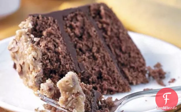 Bourbon-Chocolate Cake With Praline Frosting