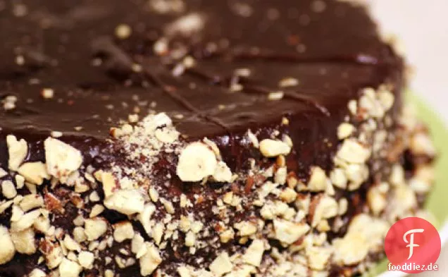 Flourless Chocolate Cake With Toasted Hazelnuts