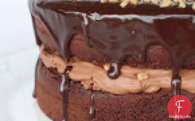 Chocolate Mousse Crunch Cake