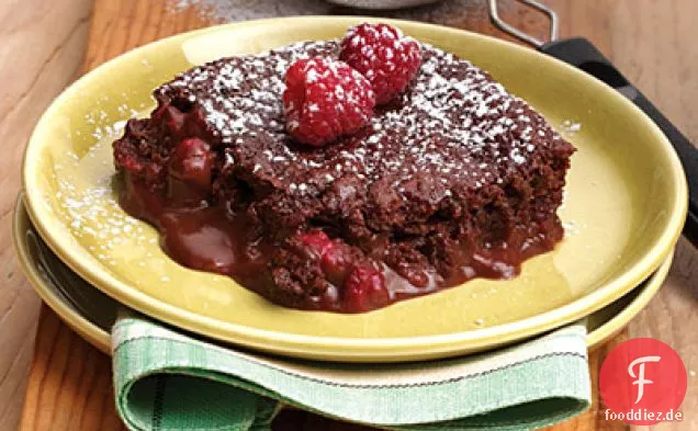 Chocolate Raspberry Pudding Cake
