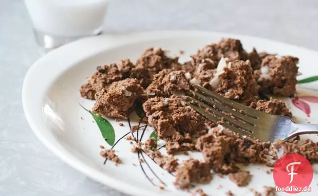 Gluten free chocolate cake in a mug