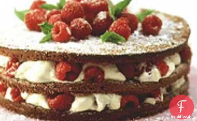 Mona Farrugia's Low Carb Chocolate And Raspberry Cake