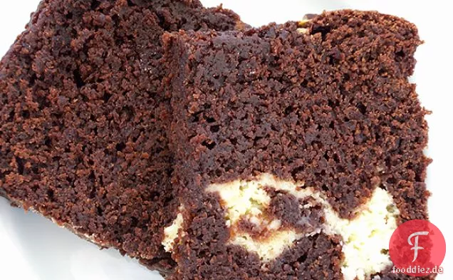 Cream Cheese Swirl Chocolate Fudge Cake