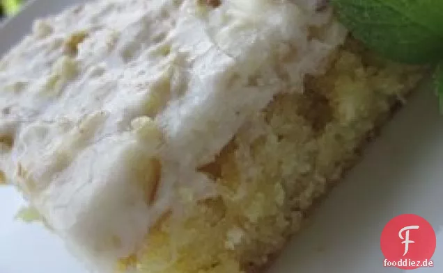 Weißer Texas-Blatt-Kuchen