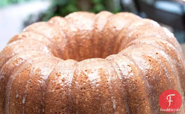 Vanilleschote glasierte Bundt Kuchen