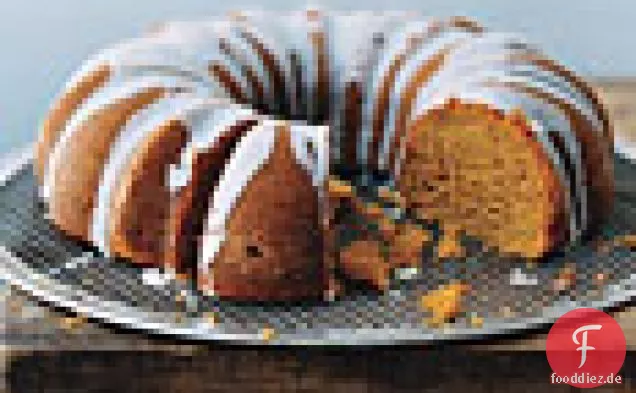 Kürbis-Gewürz Bundt-Kuchen Mit Buttermilch Glasur