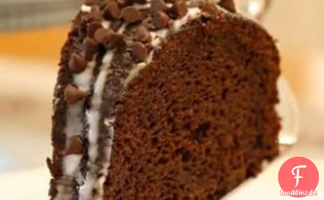 Glazed Chocolate-pumpkin Bundt Cake