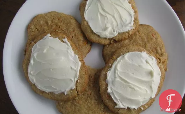 Carrot Cake Cookies With Icing