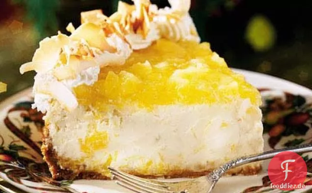 Festliche Piña-Colada-Käsekuchen