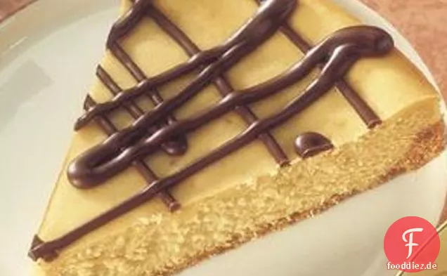 Butterscotch Käsekuchen Mit Schokolade Nieselregen