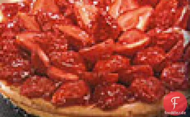Weiße Schokolade und Erdbeerkäsekuchen