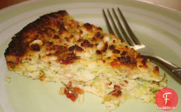 Zucchini, Ricotta, And Sun-dried Tomato Cheesecake