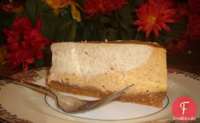 Kürbis-Karamell-Gewürz-Käsekuchen