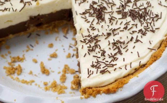 Schokolade Cookie Teig No-Bake Käsekuchen