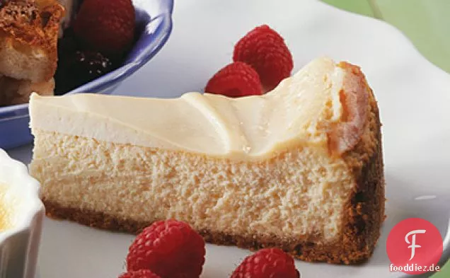 Käsekuchen im New Yorker Stil