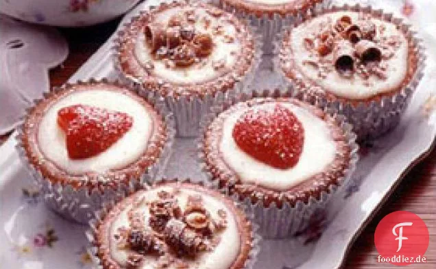Einfache Mini-Kakao-Käsekuchen