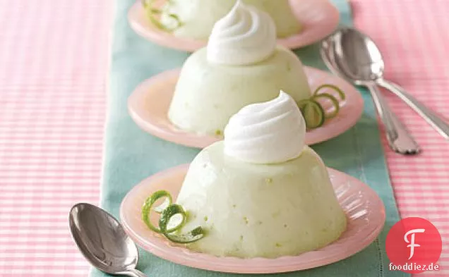 Einzelne Key Lime Käsekuchen