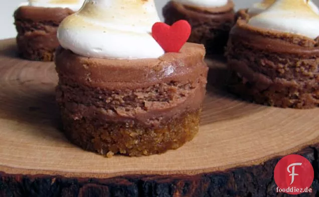 Mini S ' Mores Käsekuchen